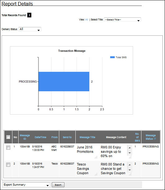 Console Display Country - View Details